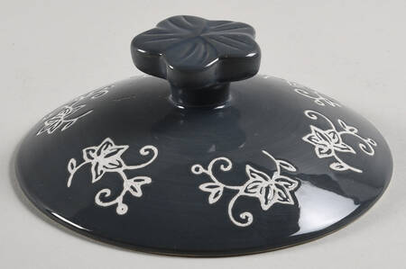 Floral Lace Gray Lid for Egg Pan