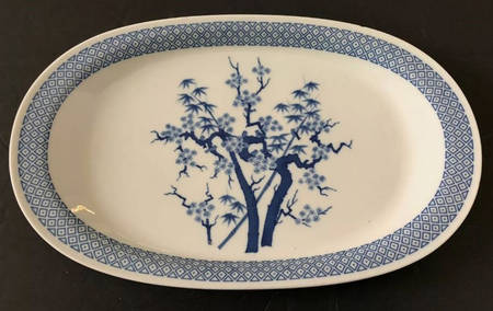 THO614 13" Oval Serving Platter