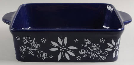 Classic Blue 8" Square Baker