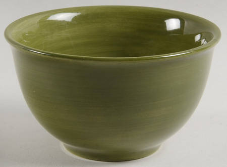 Corsica Olive Green Coupe Cereal Bowl