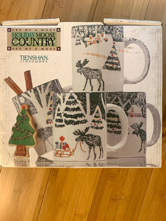 Holiday Moose Country Mug