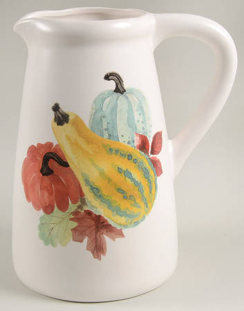 Scattered Pumpkin Leaf 96 Oz Pitcher