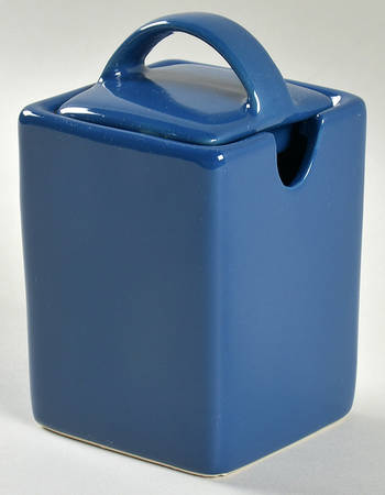 Nova Dark Blue (Denim) Sugar Bowl & Lid