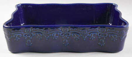 Fruit Basket Cobalt 11" Rectangular Baker
