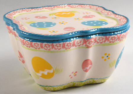 Egghunt 7" 1.5 Qt Square Bowl & Lid-It