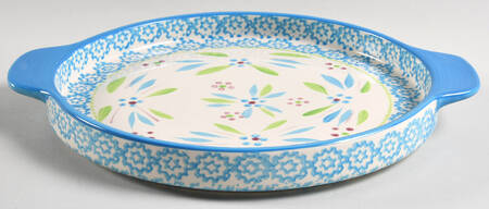 Old World Oceanfetti 11" Round Lid-It (Trivet,Tray,Baker Lid)