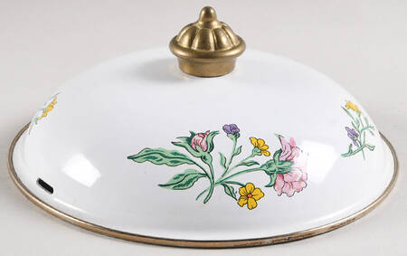 TAU100 2 Quart Metal Covered Casserole, Lid Only