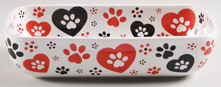 Pawfetti 10" Deep Rectangular Baker
