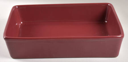 Cranberry-Plain 13"  Rectangular Baker