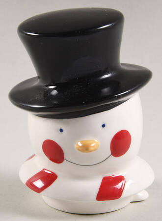 Snowman Teapot Lid for Individual Teapot with Cup