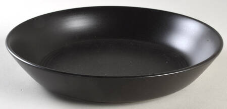 Double Line Black 9" Individual Pasta Bowl