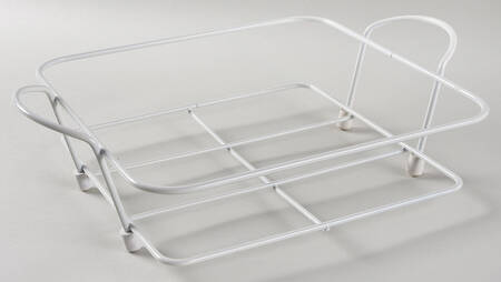 Polka Dot Turquoise Metal Stand for 8" Square Baker