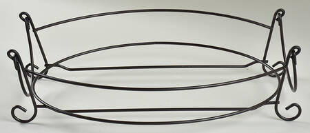 Floral Lace Spring Metal Stand for 14" Oval Baker