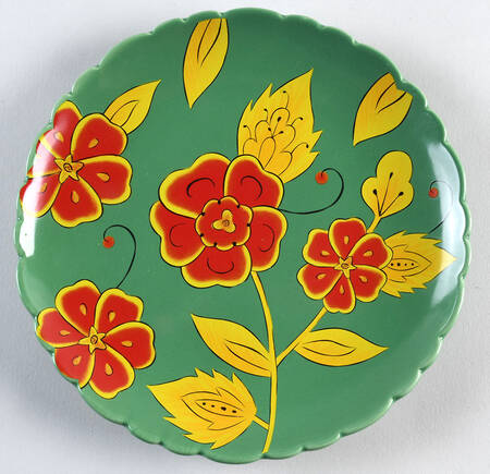 Poppy Passion Salad Plate