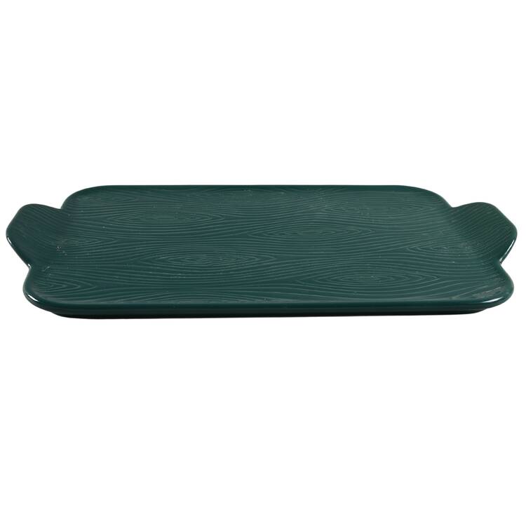 Woodland Emerald Green Lid-It for 15" Rectangular Tab Handled Baker