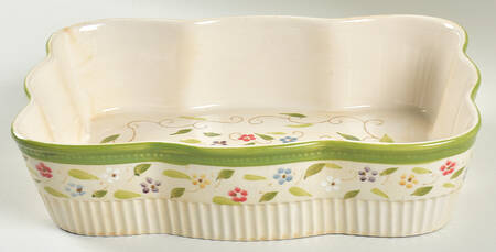 Petals 11" Rectangular Baker