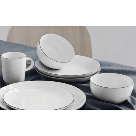 Cucina Black Coupe Cereal Bowl
