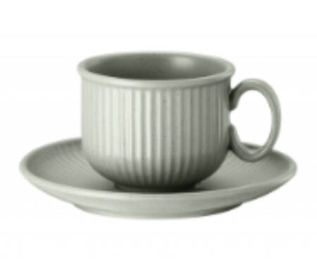 Clay Smoke Espresso Cup and Saucer Set