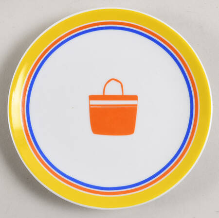 Beach Stripe Appetizer Plate