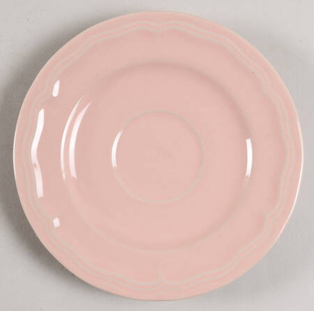French Country Peach Saucer