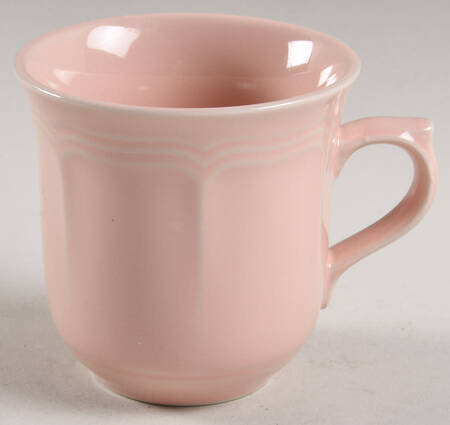 French Country Peach Flat Cup