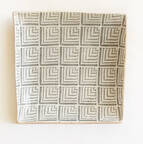 Charcoal 9" Square Tray