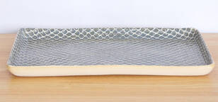 Charcoal 16" Rectangular Serving Platter