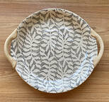 Charcoal 13" Round Handled Platter