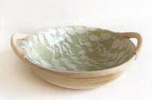 Citrus 9" Round Handled Vegetable Bowl