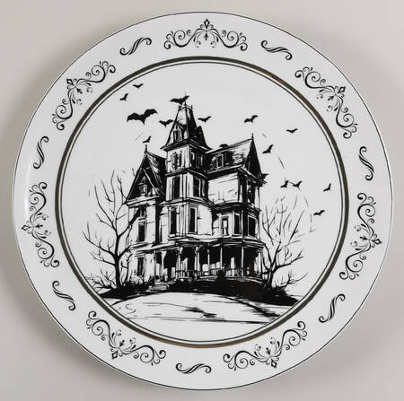 Haunted Houses Dinner Plate