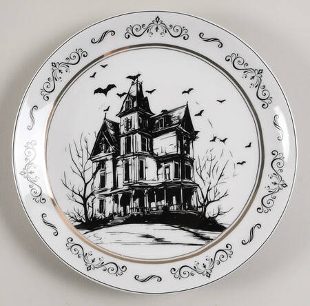 Haunted Houses Canape Plate