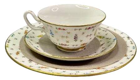 TIC181 Footed Cup & Saucer Set