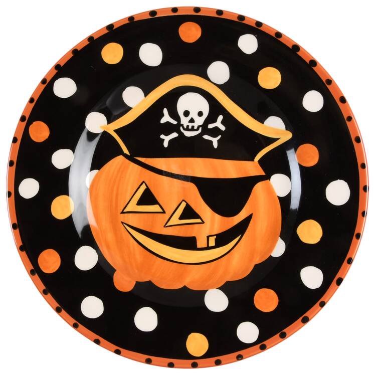 Party Pirate Salad/Dessert Plate