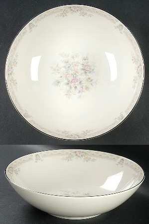 Ivory Lace 9" Round Vegetable Bowl
