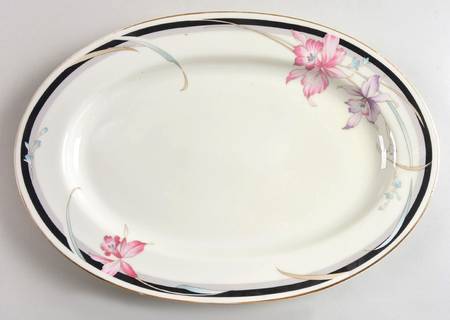 Royal Orchid 14" Oval Serving Platter