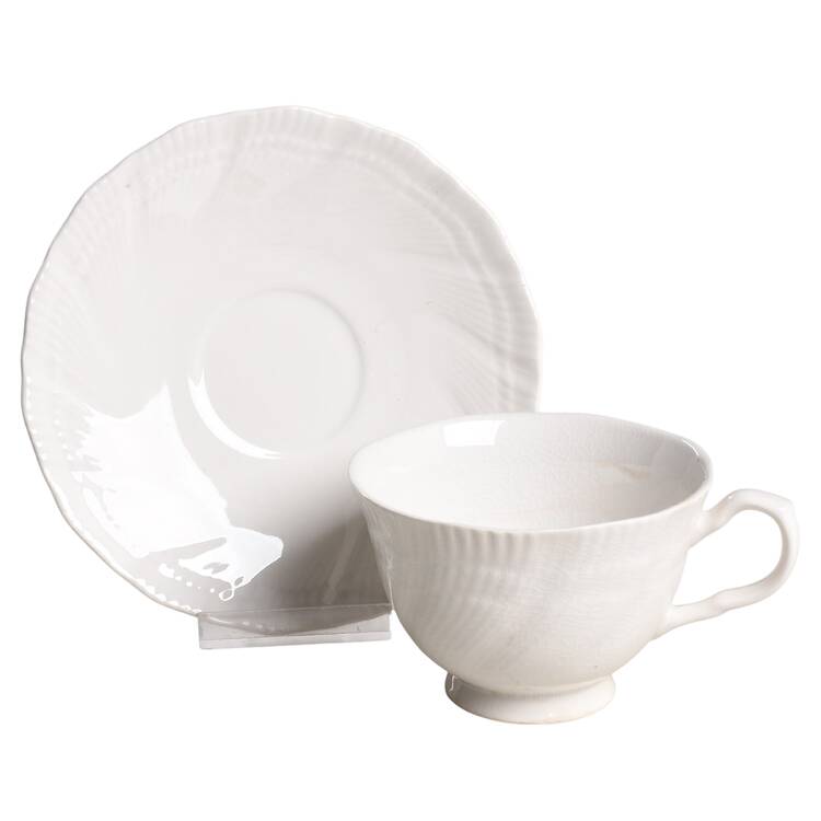Bermuda Footed Cup & Saucer Set