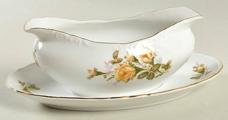 Cotillion Gravy Boat with Attached Underplate