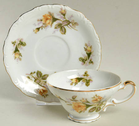 Cotillion Footed Cup & Saucer Set