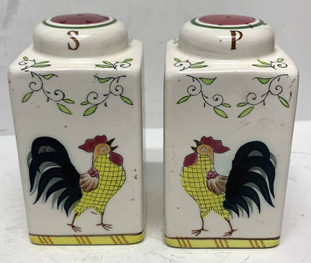 Early Provincial Square Salt & Pepper Set