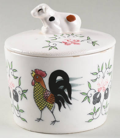 Early Provincial Drip Jar & Lid (No Strainer)
