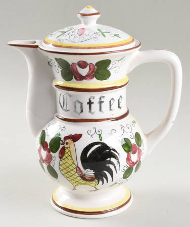 Early Provincial Coffee Pot & Lid