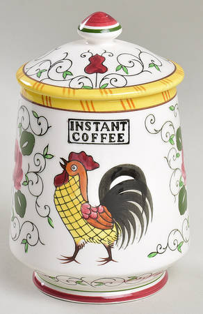 Early Provincial Instant Coffee Canister