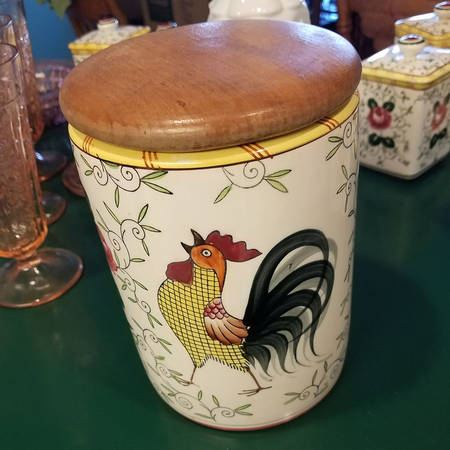 Early Provincial 7" Storage Jar & Lid