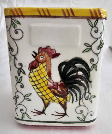 Early Provincial Large Spice Jar No Lid