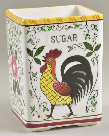 Early Provincial Wood Sugar Canister No Lid