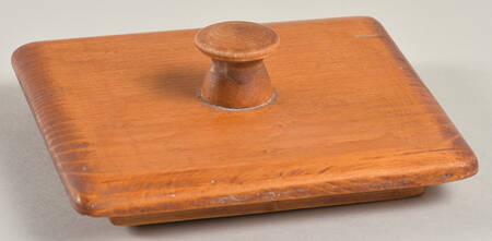 Early Provincial Lid for Wood Sugar Canister