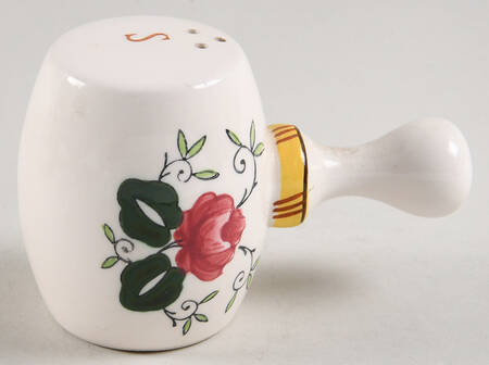 Early Provincial Stick Handle Salt Shaker