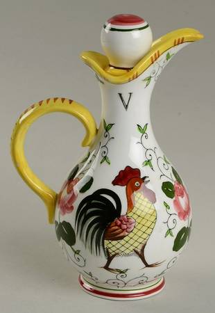 Early Provincial Vinegar Cruet with Stopper