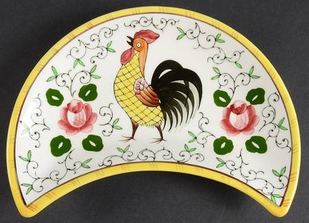 Early Provincial Crescent Salad Plate