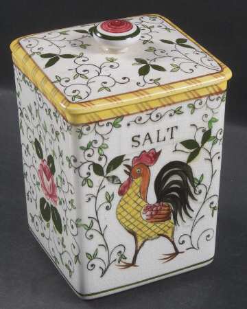 Early Provincial Salt Canister & Lid